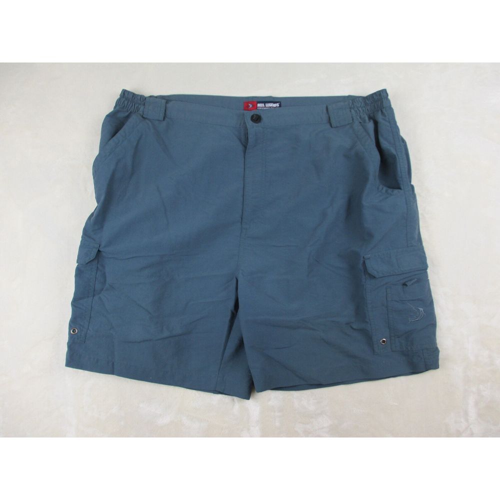 Reel Legends Shorts Mens 2XL XXL‎ Blue Cargo Lightweight Fishing Casual*